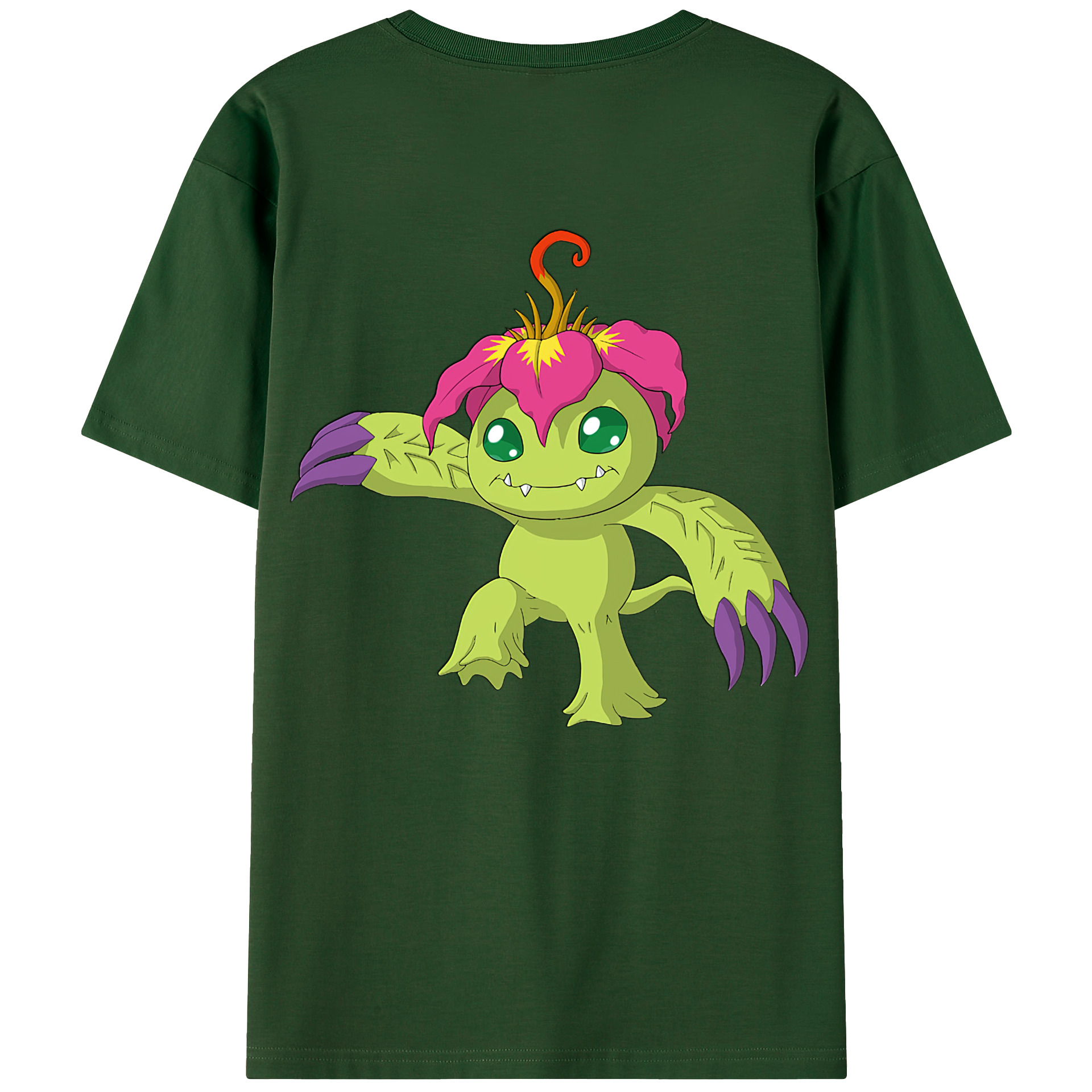 （画像用） Digimon デジタルモンスター/デジモン 綿100％半袖Tシャツ（背面プリント）